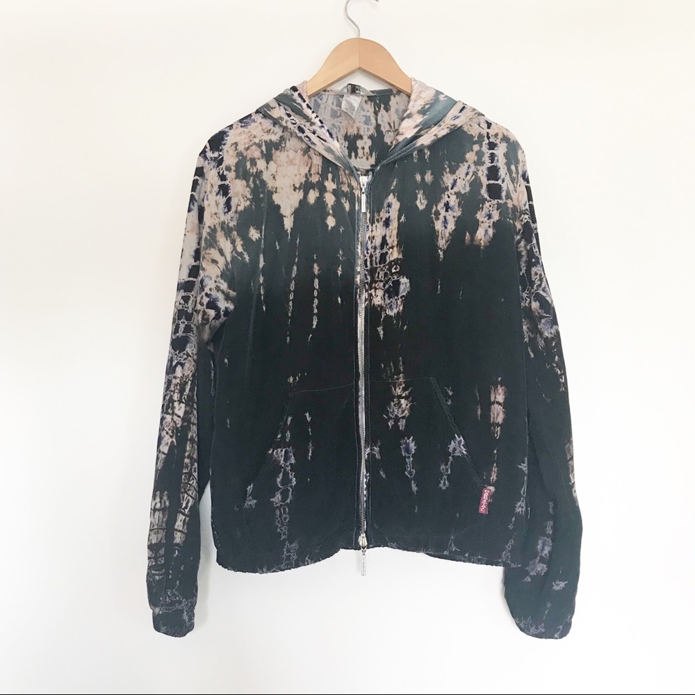 Hard Tail Tie Dye ‘Zip Hoodie’ Jacket - S